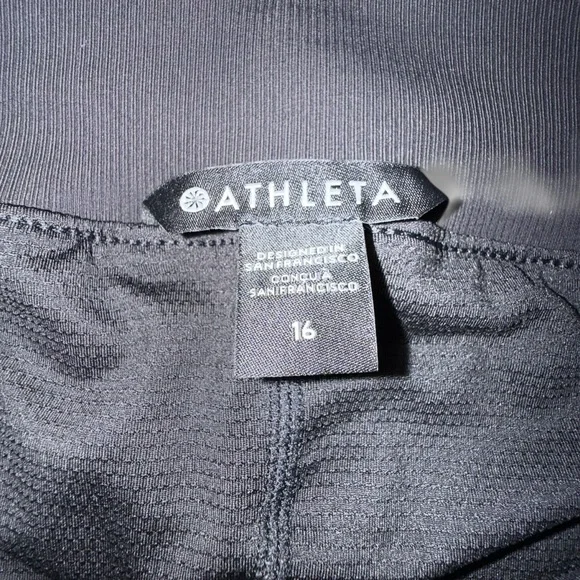 NWT ATHLETA Brooklyn Skort 16” - Black 16 - Picture 6 of 11